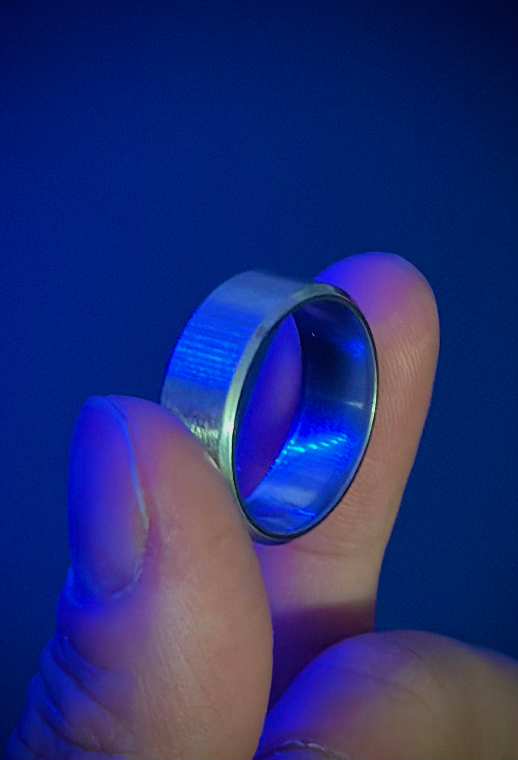 Silver Titanium Ring